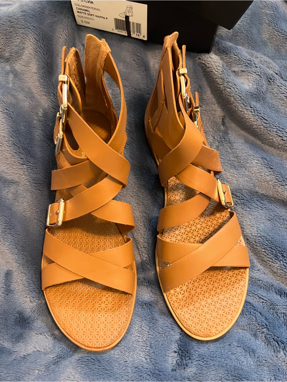 BCBGeneration Strappy Flat Sandals - Brown